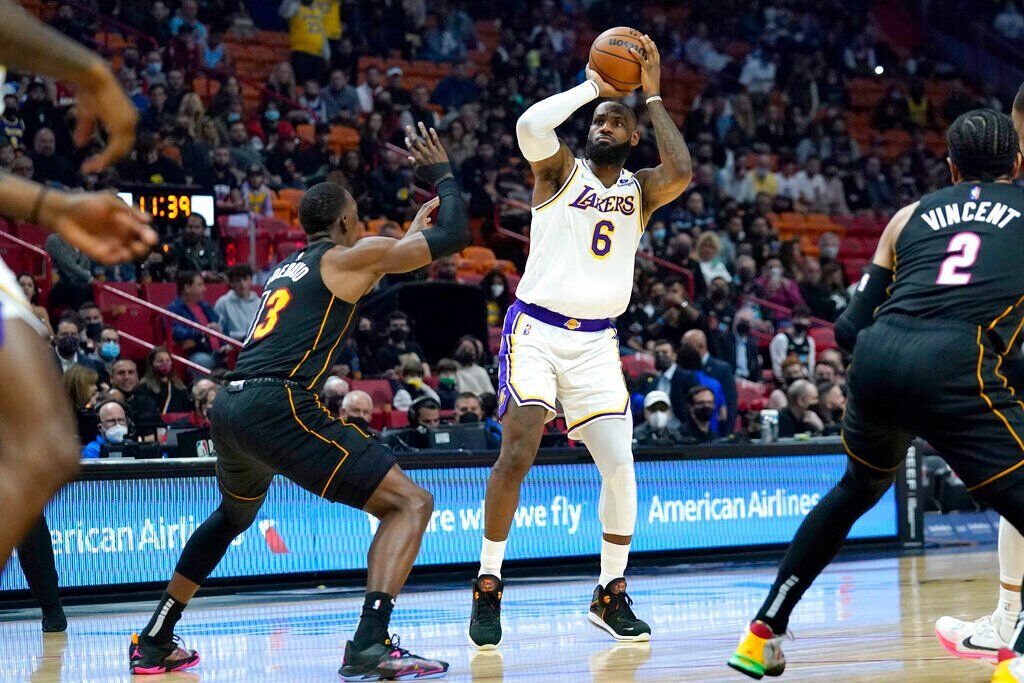 Lakers Heat Basketball